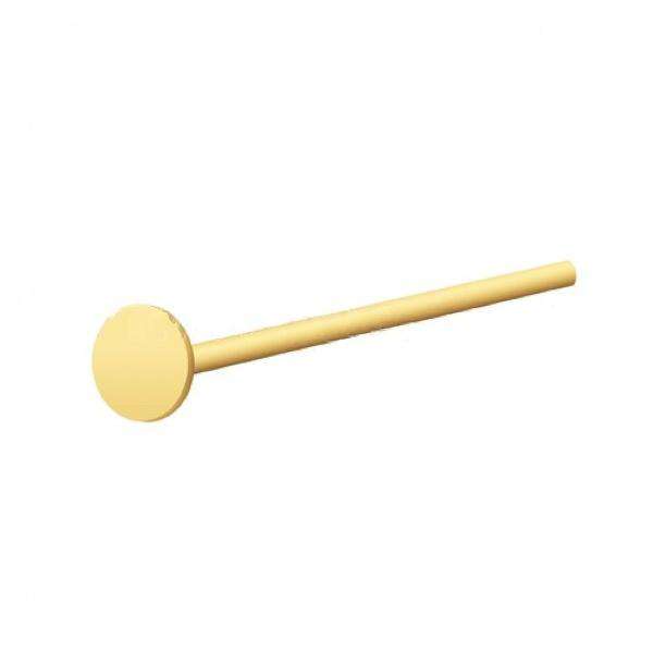 Gold Plated Circle Nose Stud