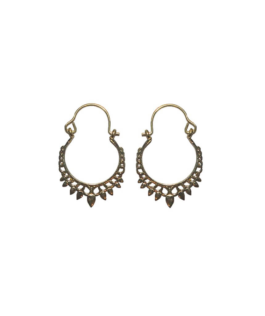 Gold Precious Tiny Earrings