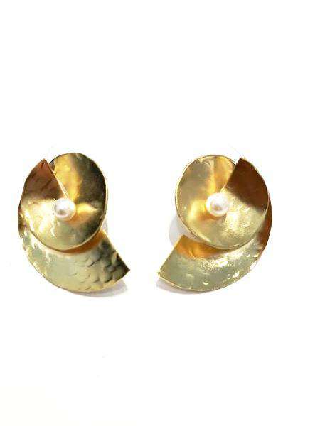 Gold Premium Pearl Earrings