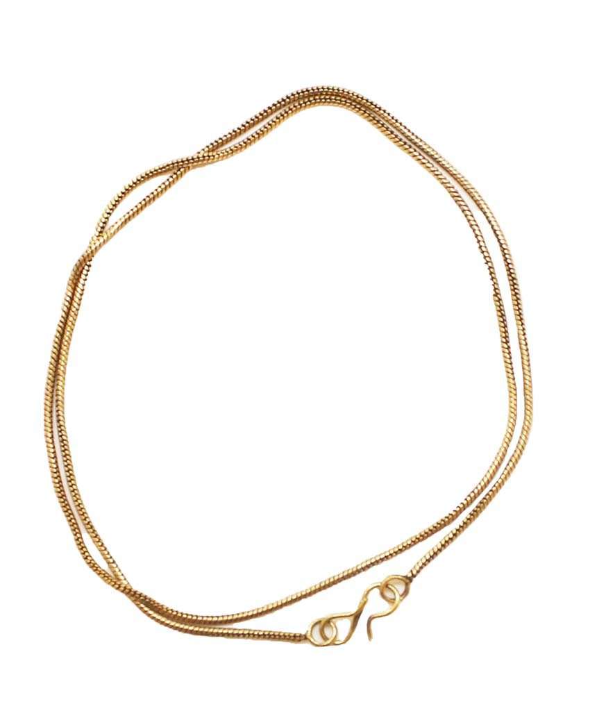 Gold Small Classic Simple Chain Necklace