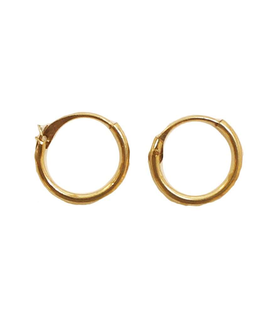 Gold Small Elegant Hoop Earrings