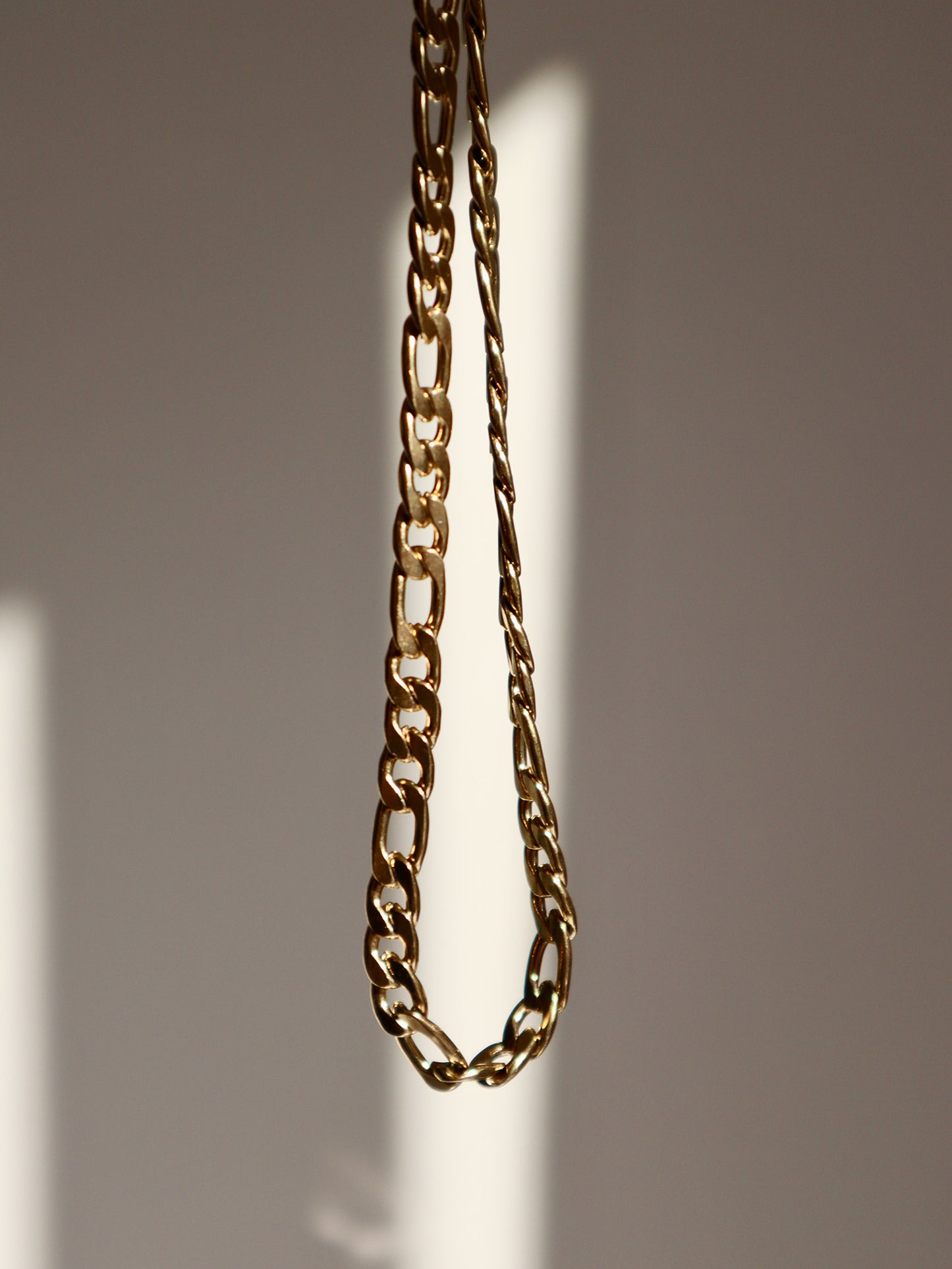 Gold Stainless Steel Link Necklace