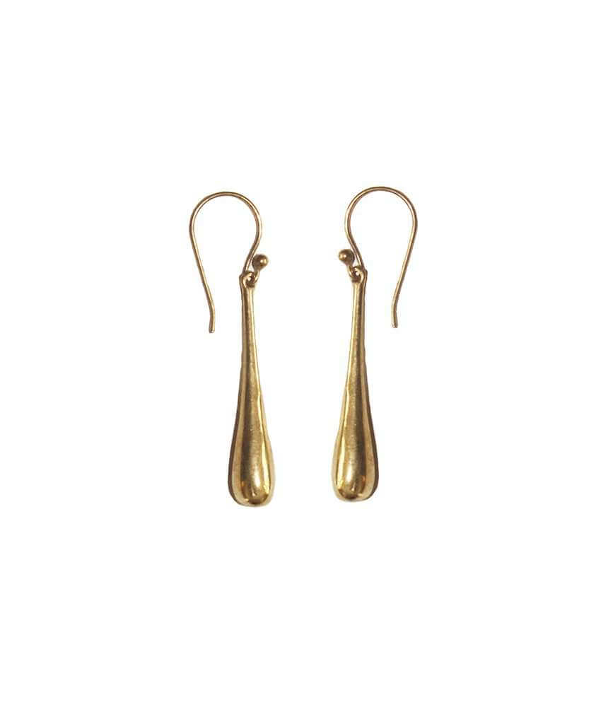 Gold Teardrop Earrings