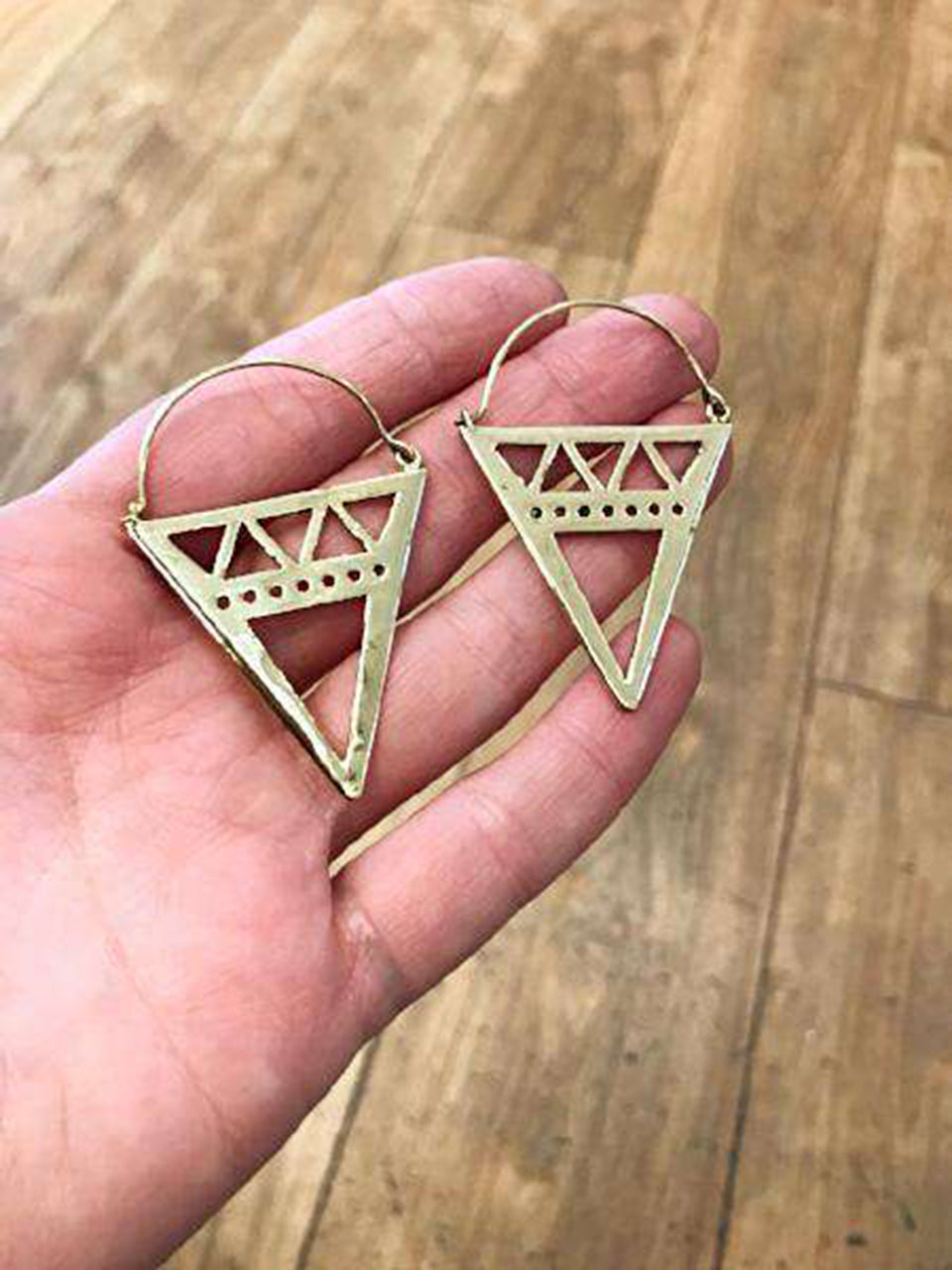 Triangle Statement Earrings