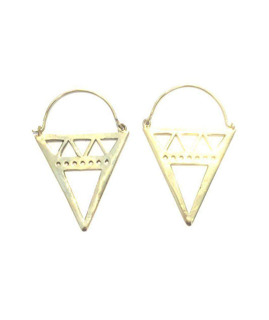 Triangle Statement Earrings