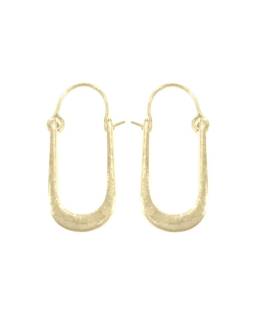 Gold U-Shaped Earrings