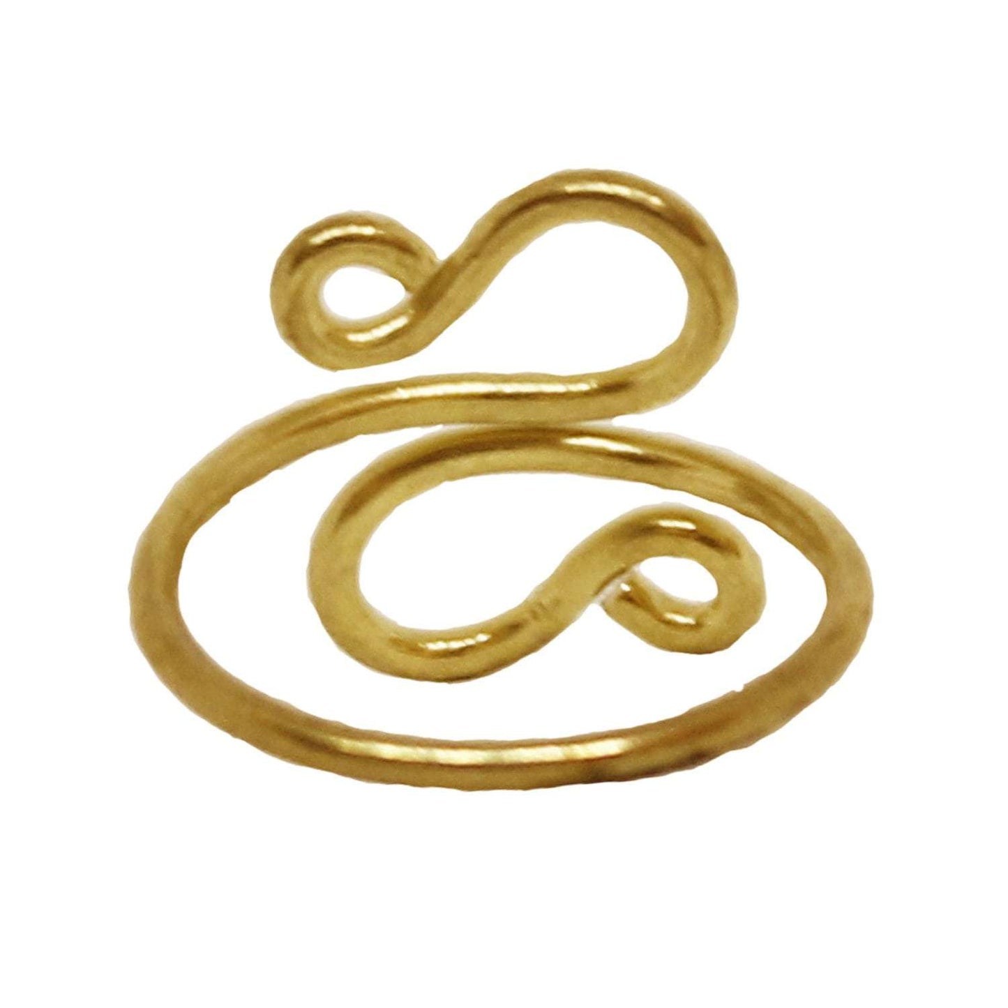 Gold Whirl Ring