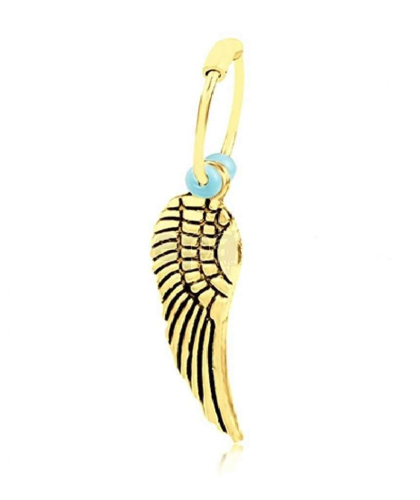 Gold Wing Hoop Body Jewellery
