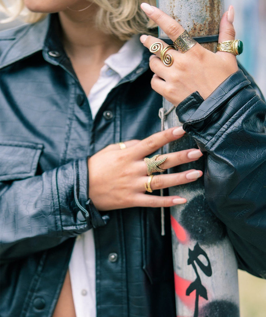 Gold Amulet Ring