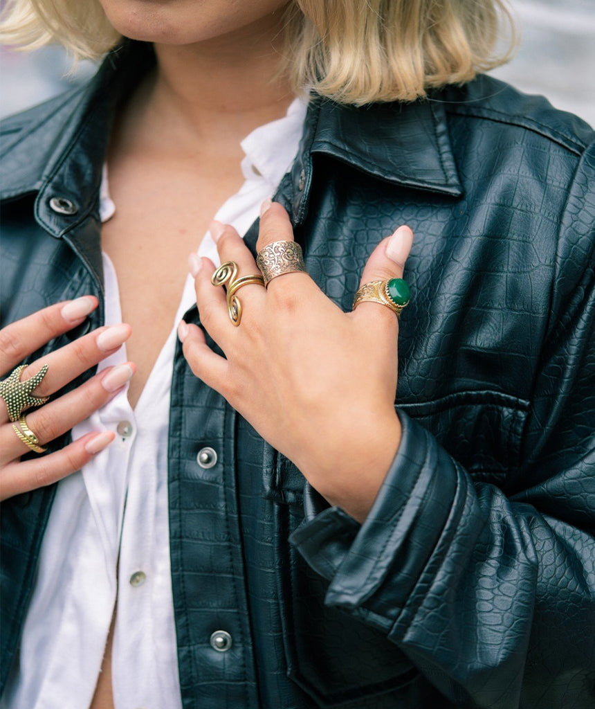 Gold Amulet Ring