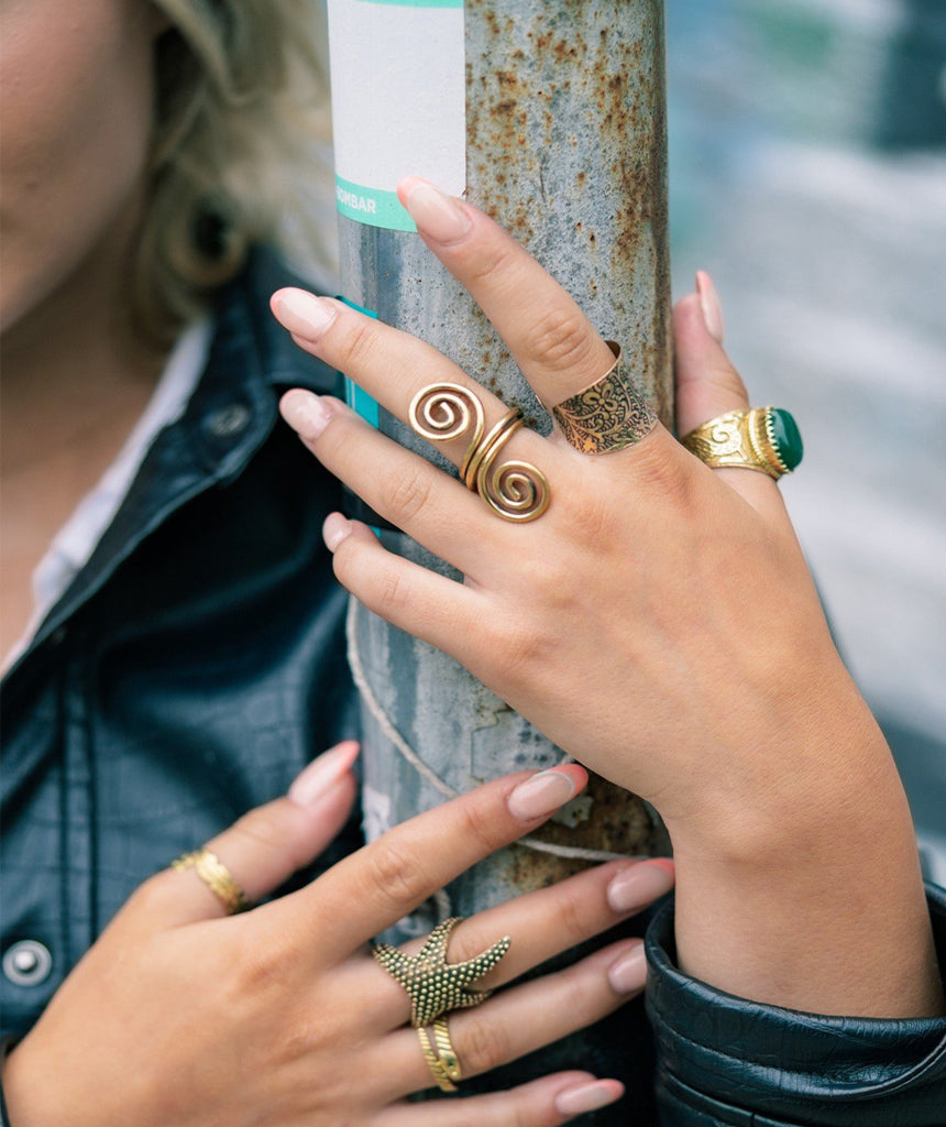 Gold Amulet Ring