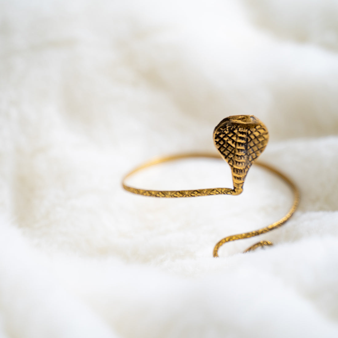 Gold Cobra Arm Cuff