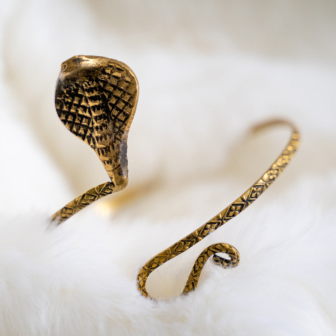 Gold Cobra Arm Cuff