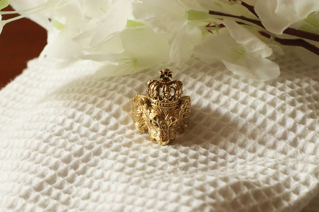 Crowned Lion Ring