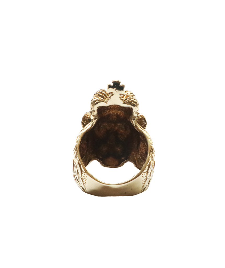 Crowned Lion Ring