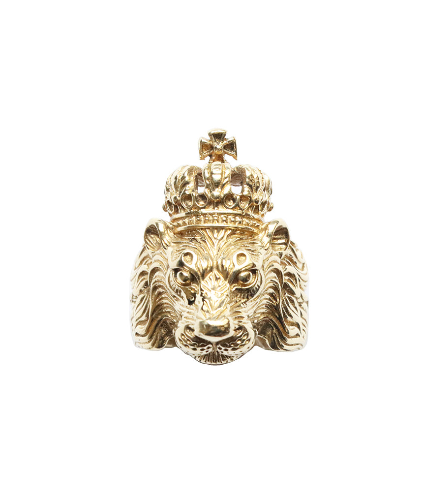 Crowned Lion Ring