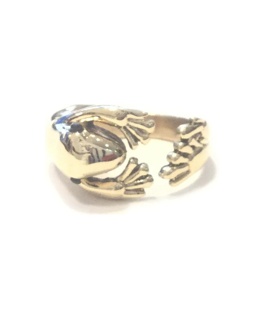 Gold Frog Ring