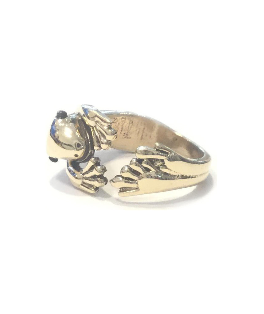 Gold Frog Ring