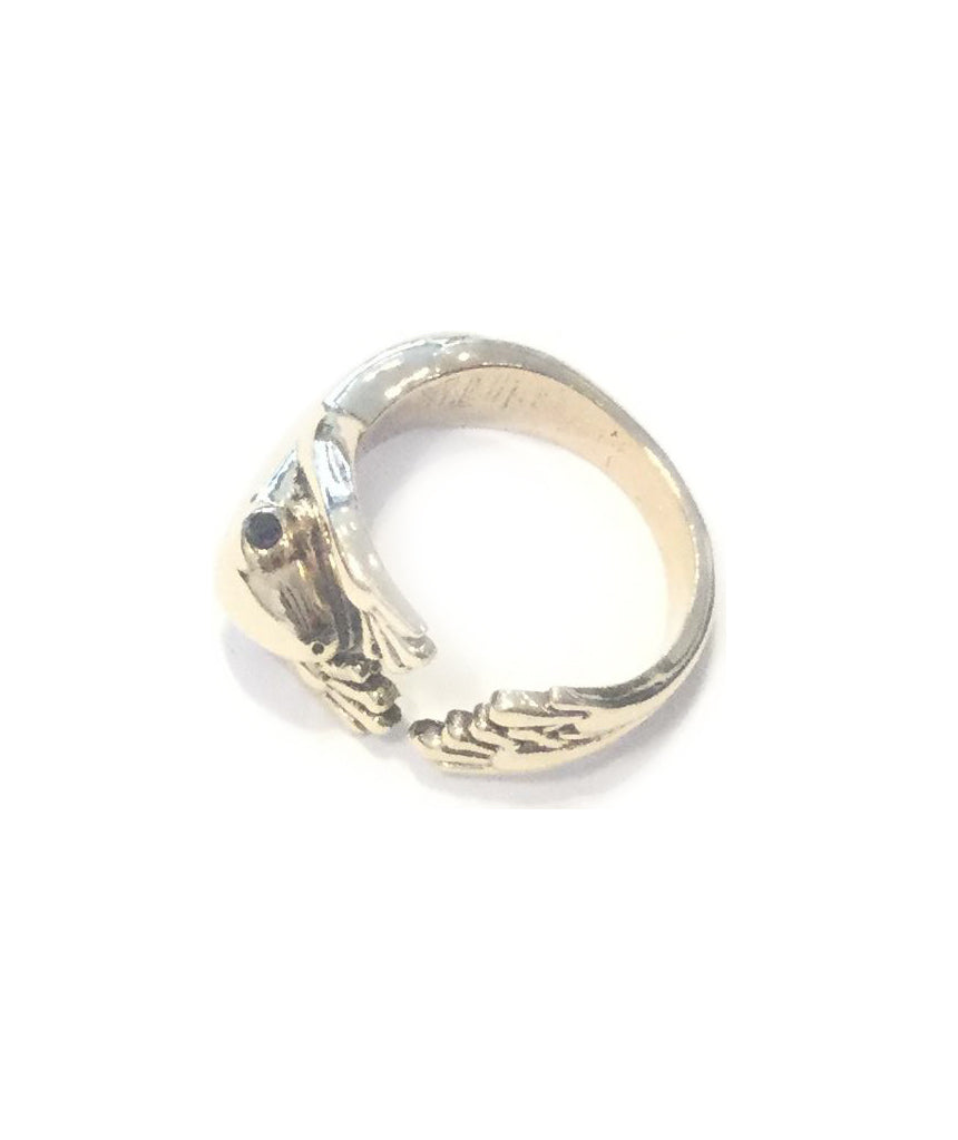 Gold Frog Ring