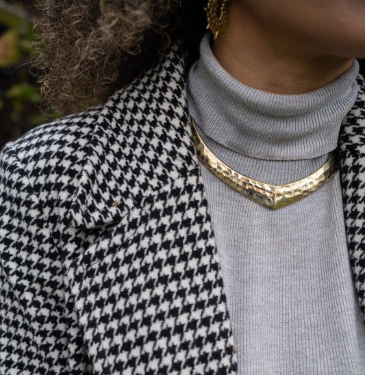 Hammered Collar Choker