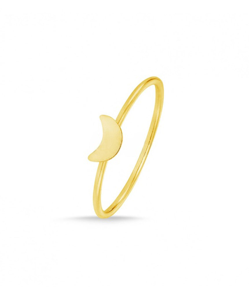 Gold Moon Nose Ring