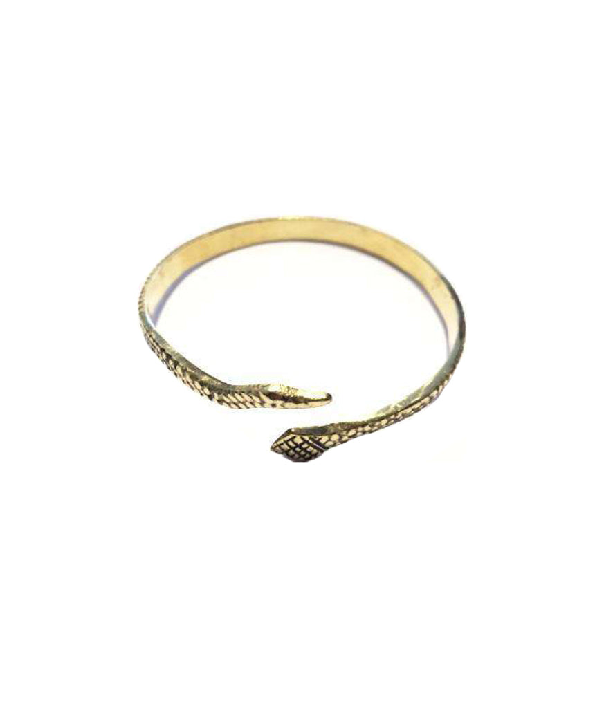 Gold Snake Skin Bracelet