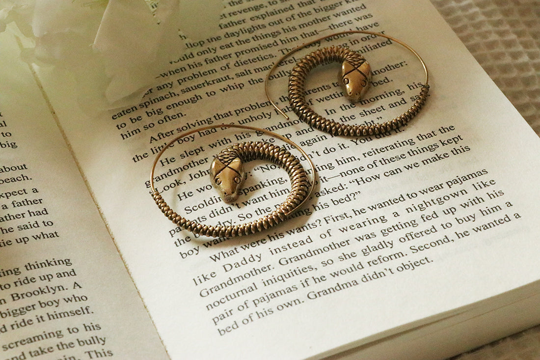 Snake Swirl Earrings