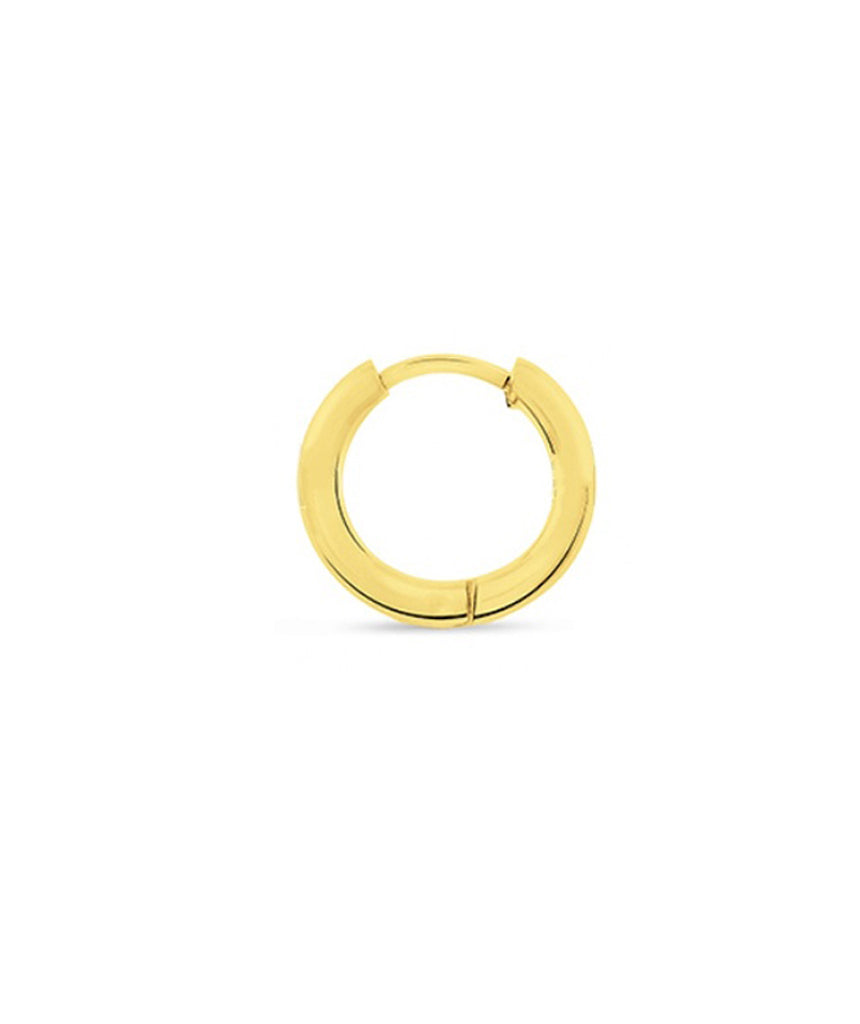 Gold Plated Stainless Steel Hoop Earrings