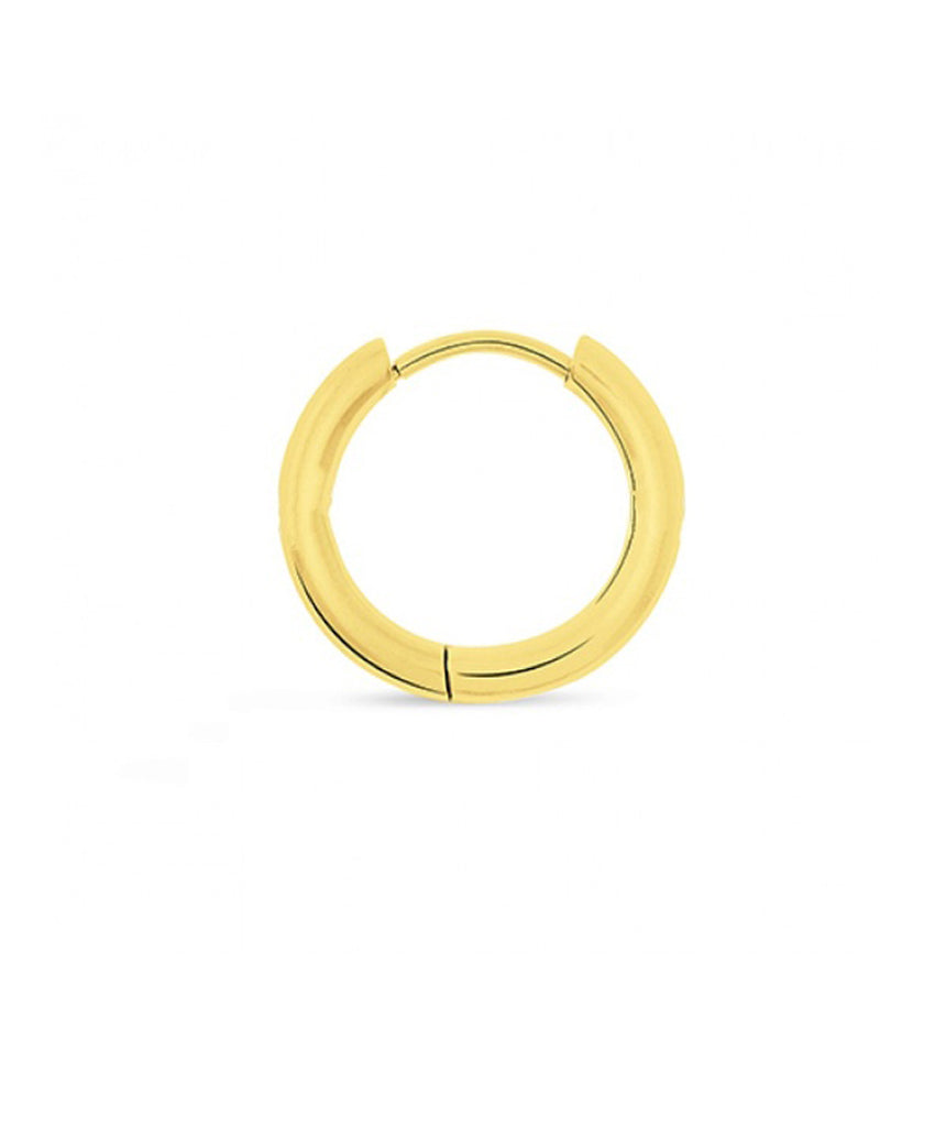 Gold Plated Stainless Steel Hoop Earrings