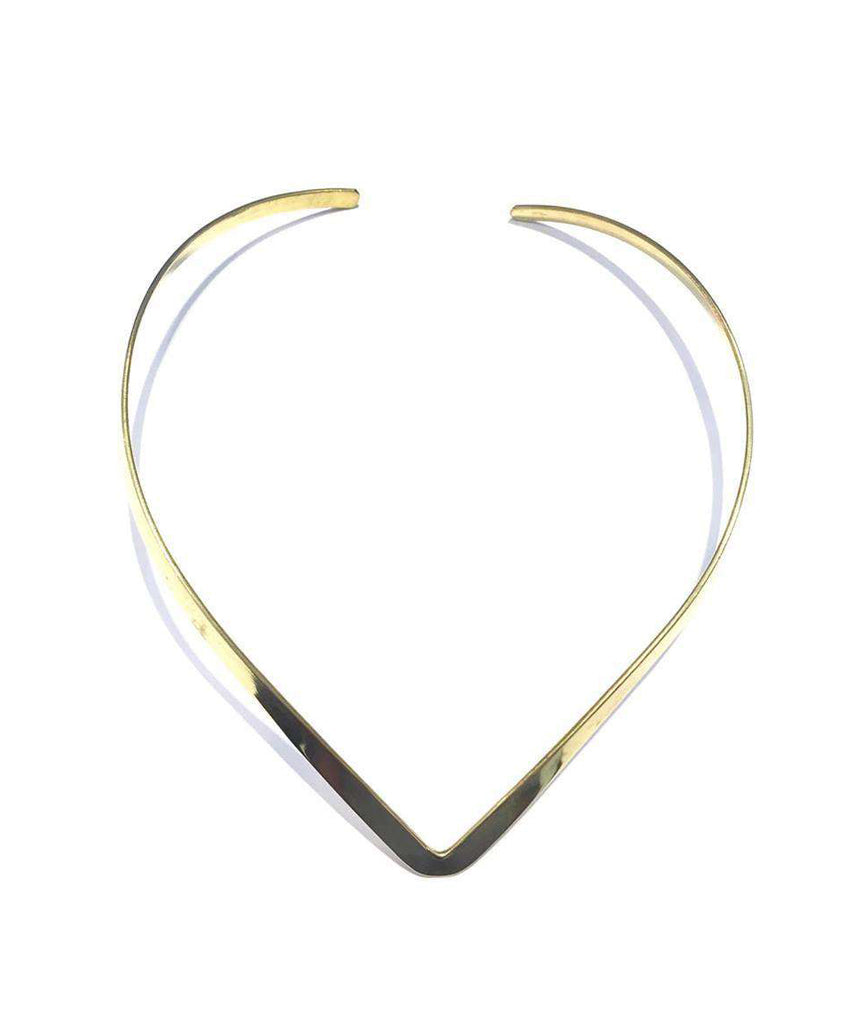 Gold The V Choker
