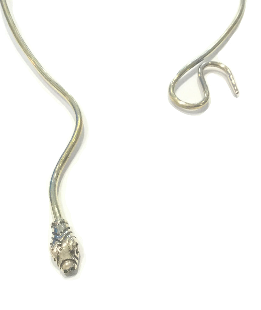 Gold Thin Snake Necklace