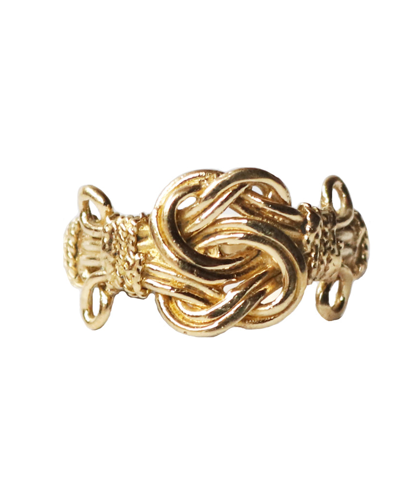 Gold Knotted Ring 