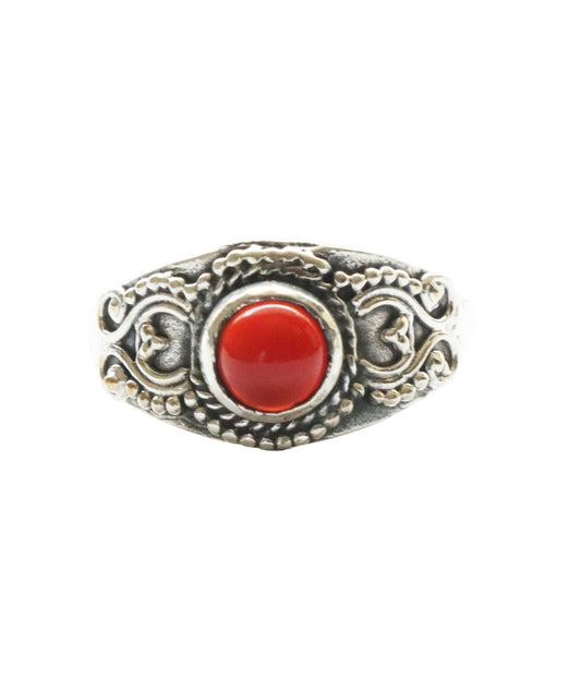 Silver Gemstone Ring
