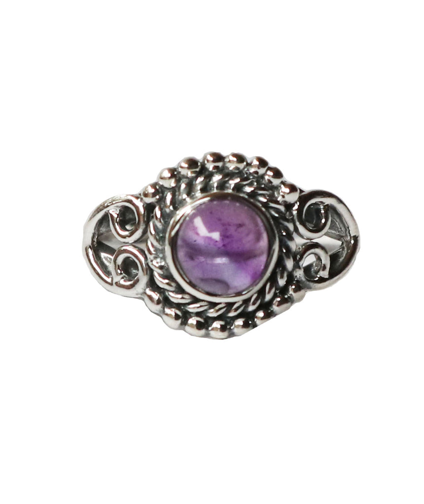 Sterling Silver Ring with Gemstone