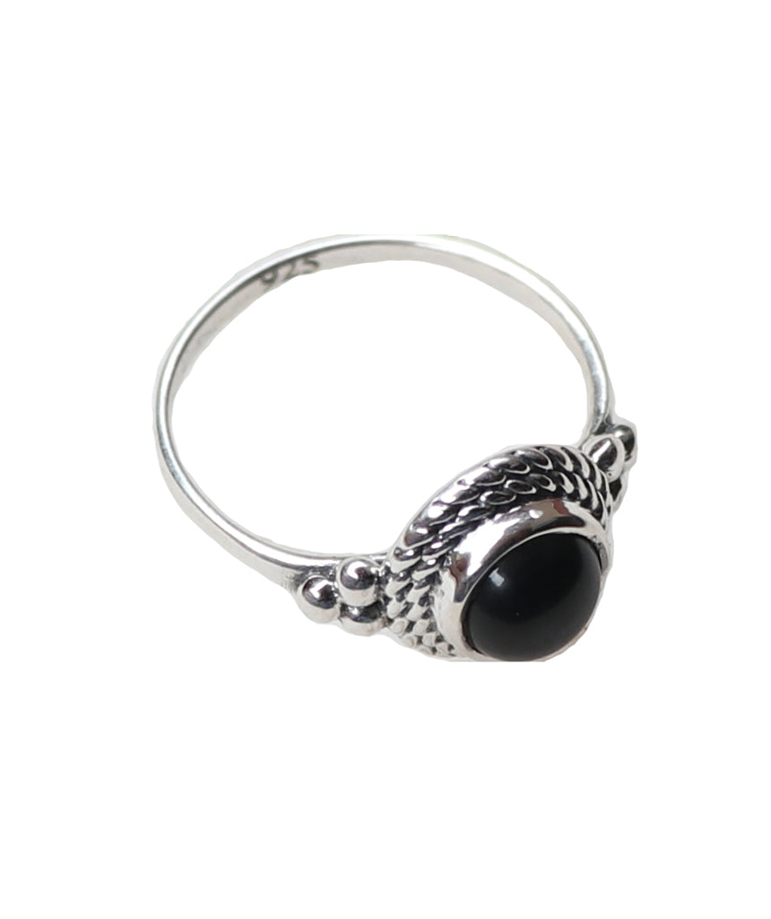 Sterling Silver Ring with Large Stone