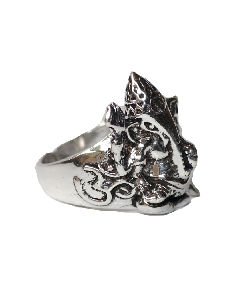 Engraved Ganesha Ring