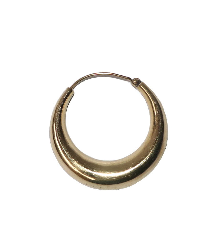 Gold Bold Hoop Earrings