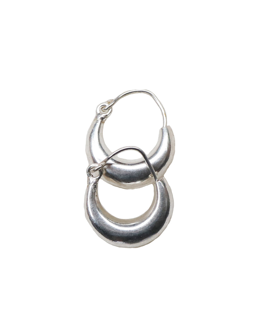 Silver Bold Hoop Earrings