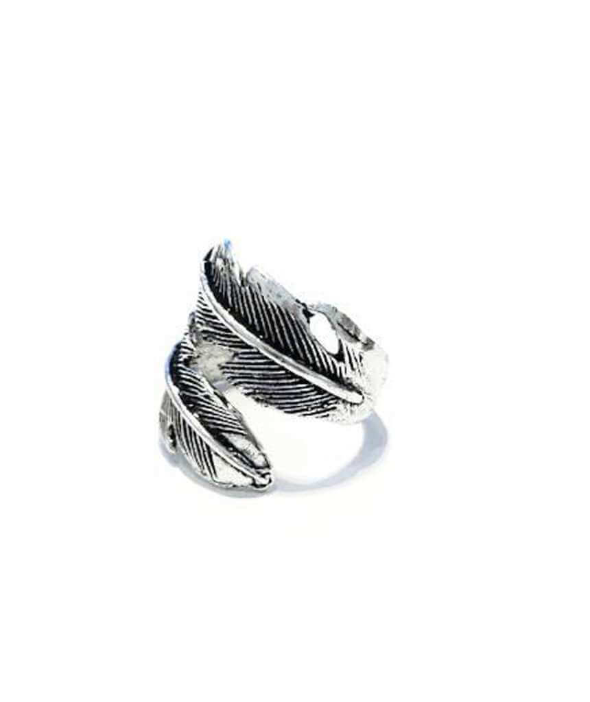 Leaf Wrap Ring Silver