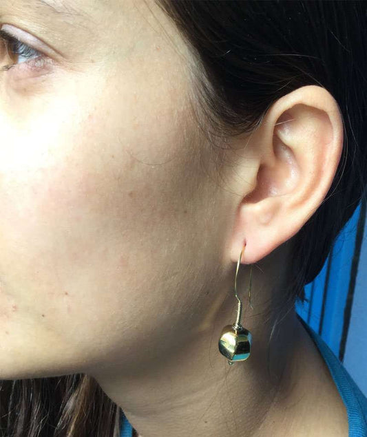 Mini Gold Drop Earrings