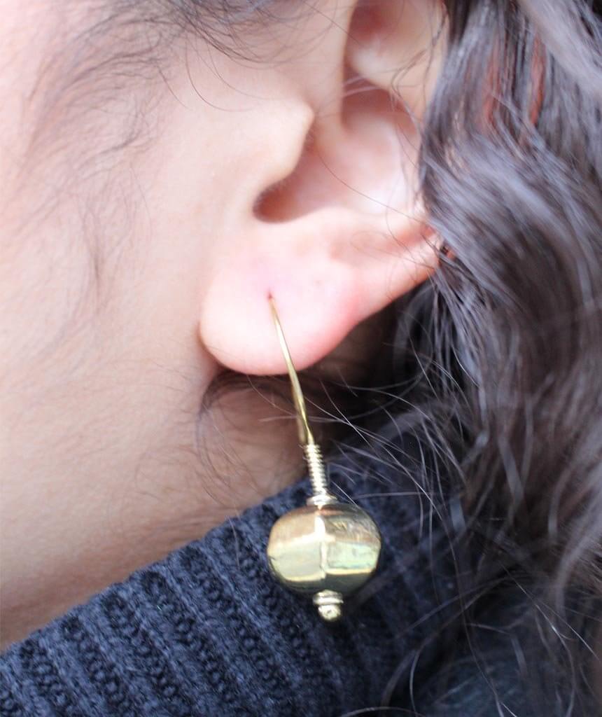 Mini Gold Drop Earrings