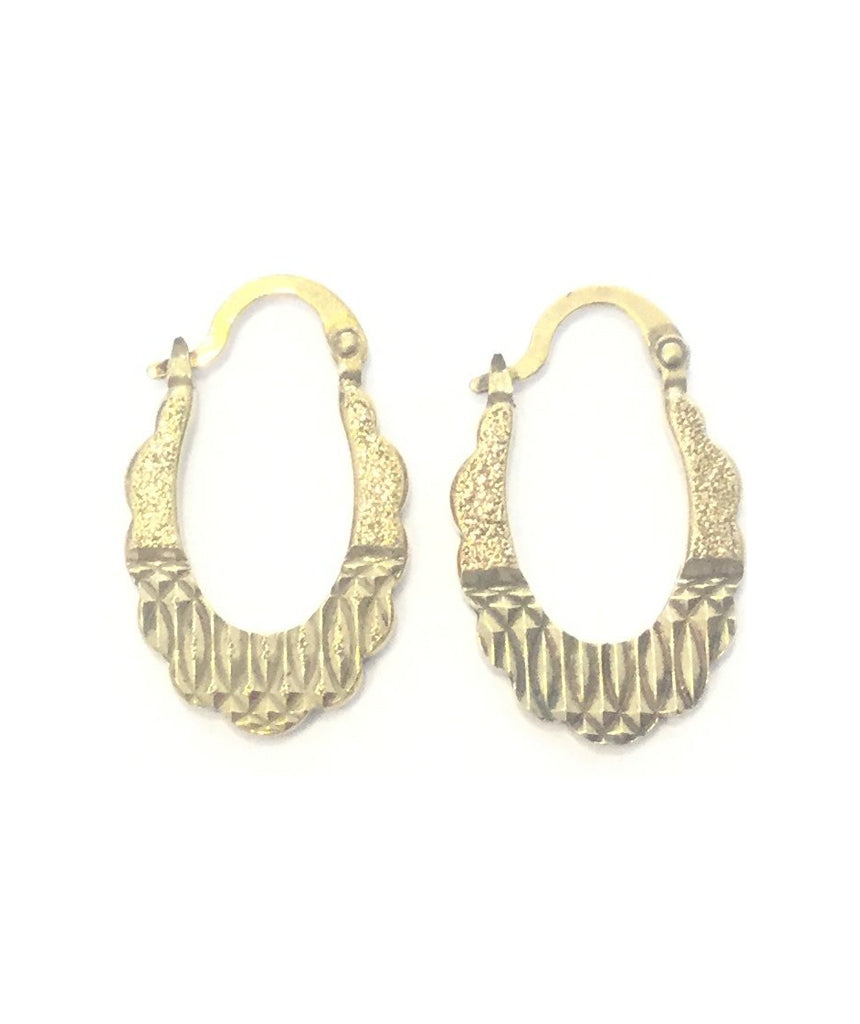 Mini Gold Ratchet Earrings