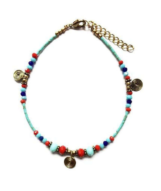 Multi Swirl Anklet