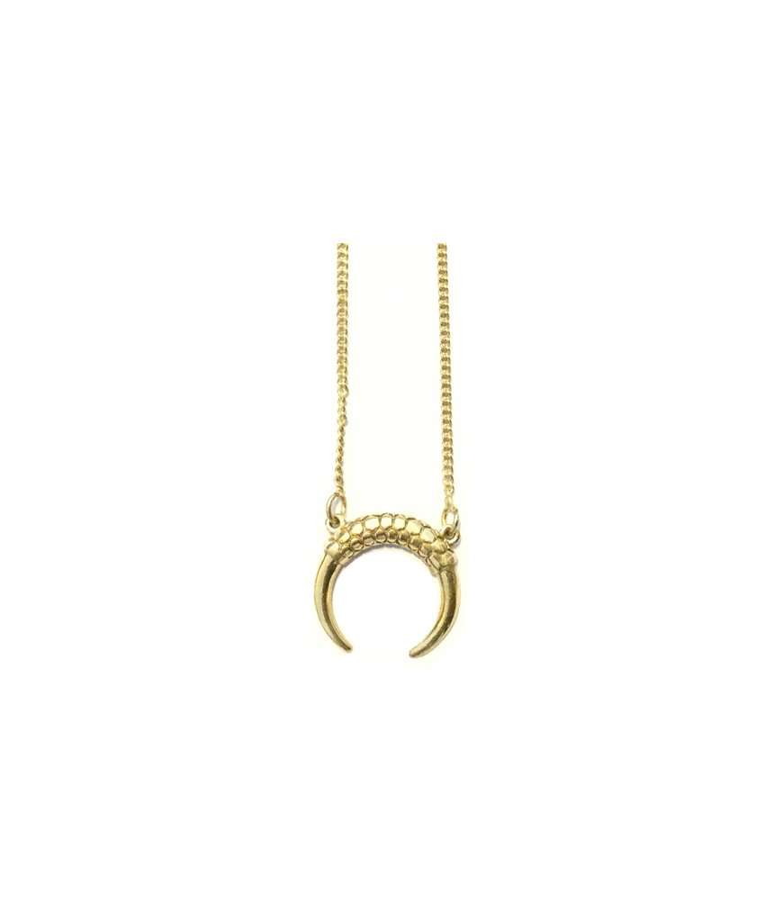 Gold Horn Necklace