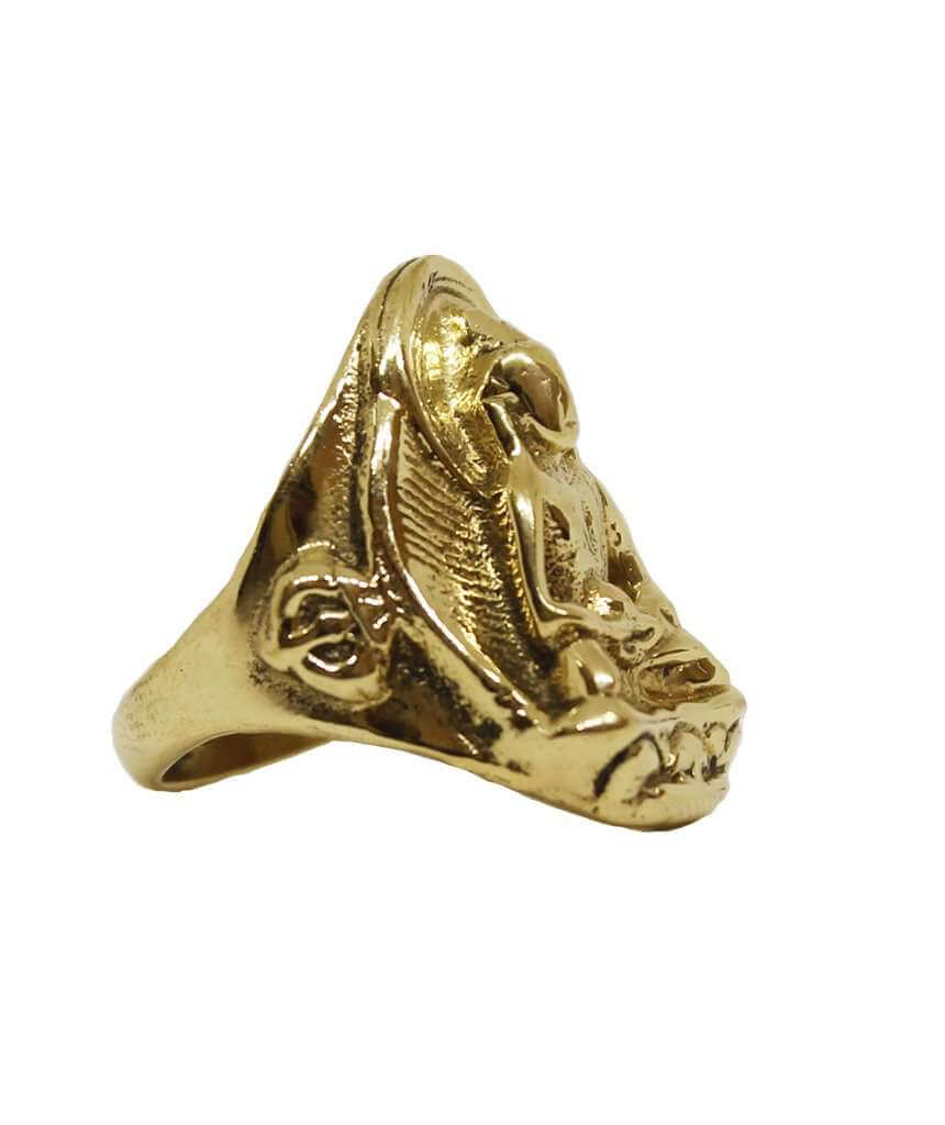 Namaste Buddha Ring Gold