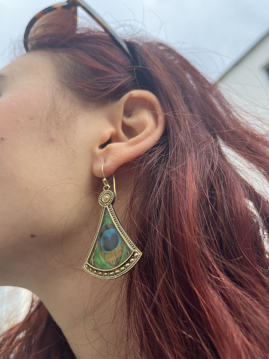 Peacock Earrings