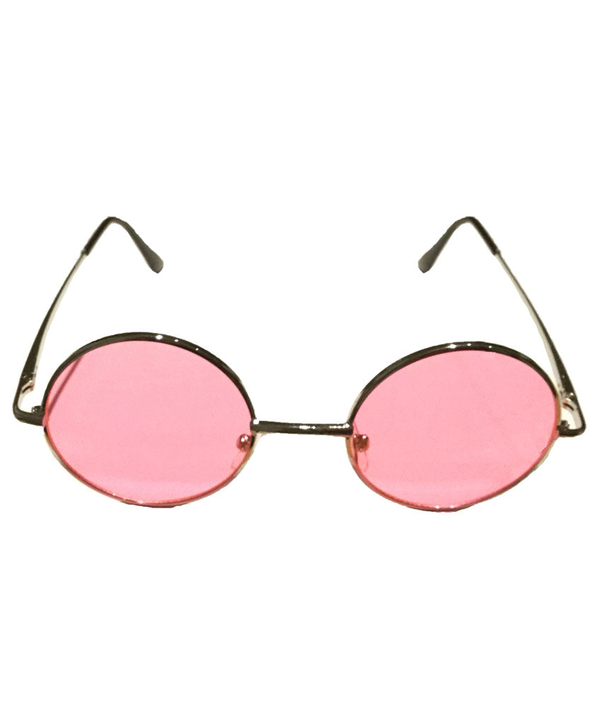 Pink Small Round Lens Sunglasses