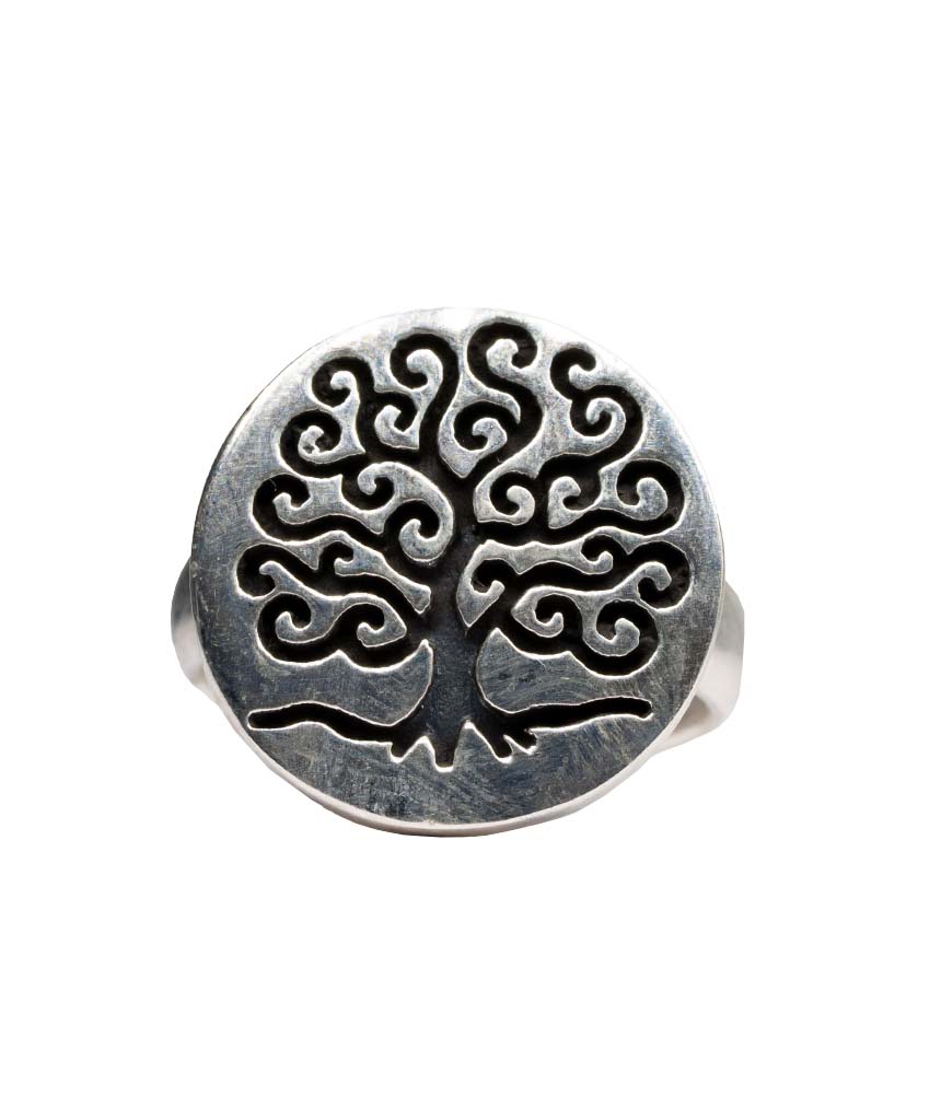 Premium Silver Tree of Life Ring