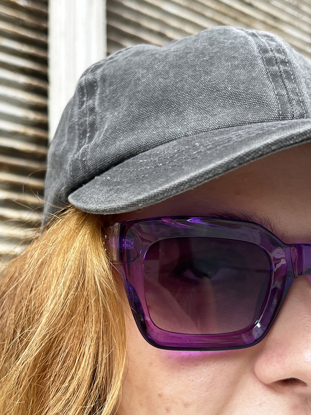 Purple Big Frame Sunglasses