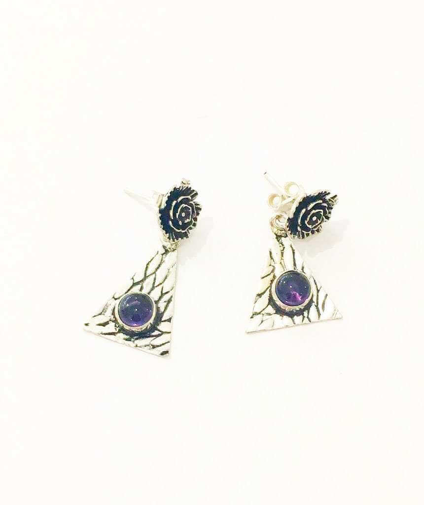 Purple Forrest Fairy Earrings